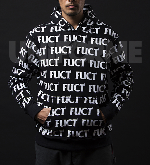 SALE 40%OFF】 FUCT SSDD FUCT LOGO PULLOVER HOODIE 41904 BLACK GRAY ...