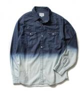 【SALE 40%OFF】 FUCT SSDD GRADIENT RANCH SHIRT 41306(ファクト・グラジエントランチシャツ)　