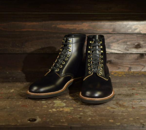 「TAKE FIVE MILE」 Army dress boots BLACK