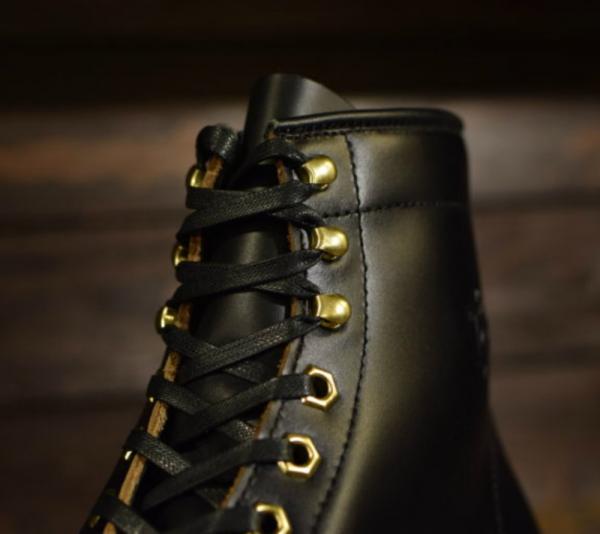 「TAKE FIVE MILE」 Army dress boots BLACK