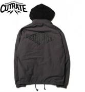 CUTRATE HOODED COACH JACKET CHARCOAL(カットレート・フーデッドコーチジャケット・チャコール)