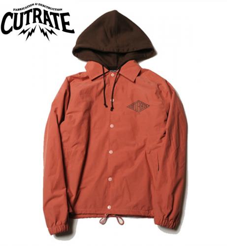 CUTRATE HOODED COACH JACKET PINK(カットレート・フーデッドコーチ 