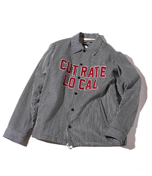 CUTRATE COACH JACKET INDIGO HICKORY(カットレイト・コーチジャケット