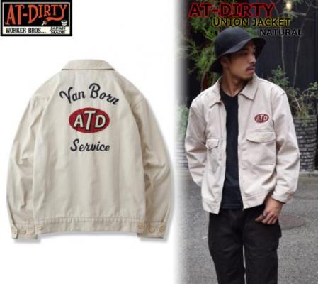 AT-DIRTY UNION JACKET NATURAL(アットダーティー・ユニオン