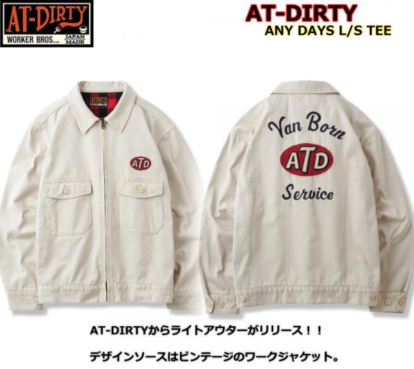 AT-DIRTY UNION JACKET NATURAL(アットダーティー・ユニオンジャケット