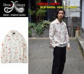 DRESS HIPPY OLD SKOOL USA L/S SHIRT NATURAL (ドレスヒッピー・オールドスクールUSAシャツ・ナチュラル)