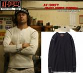 AT-DIRTY　HENRY THERMAL BLACK/NATURAL(アットダーティー・ヘビーヘンリーサーマル・ブラック/ナチュラル)