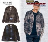 CRIMIE NOISE LEOPARD LONG SLEEVE SHIRT BLACK/BLUE(クライミー・ノイズレオパードロングスリーブシャツ・ブラック/ブルー)