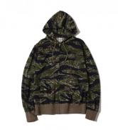 CUTRATE CAMO ZIP PARKA/TIGER(カットレート・カモジップアップパーカー・タイガー)