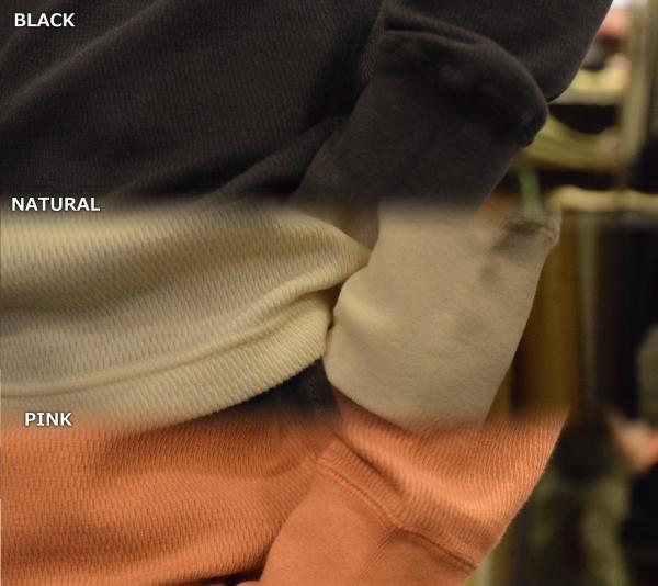 DRESS HIPPY DH-THERMAL HIGH NECK BLACK/NATURAL/PINK(ドレスヒッピー・DH-オリジナルハイネック・ブラック/ナチュラル/ピンク)