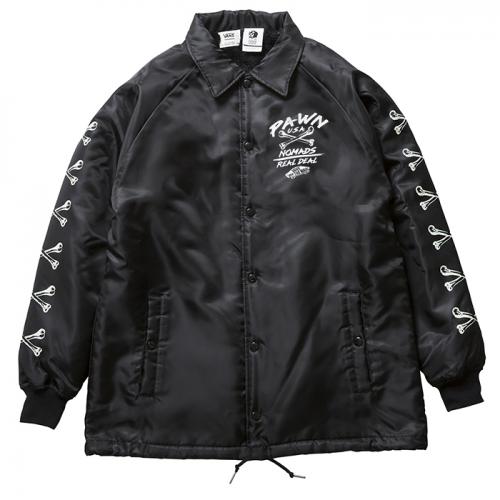 PAWN PAWN×VANS LOGO COACH JACKET 93001 BLACK NAVY OLIVE