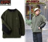 AT-DIRTY ATD BOA PULLOVER OLIVE(アットダーティー・ATD ボアプルオーバー・オリーブ)