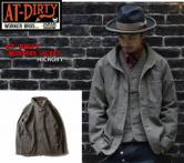 AT-DIRTY WORKERS　JACKET  BROWN HICKORY(アットダーティ-・ワーカーズジャケット・ブラウンヒッコリー)