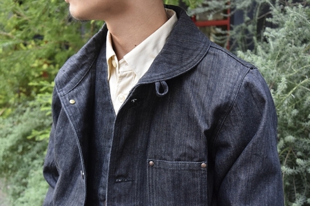 AT-DIRTY WORKERS JACKET INDIGO(アットダーティ-・ワーカーズ