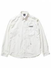 PAWN SPLATTER SHIRT1301 WHITE(パウン・スプラッタシャツ・ホワイト)