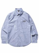 PAWN SPLATTER SHIRT1301 BLUE(パウン・スプラッタシャツ・ブルー)