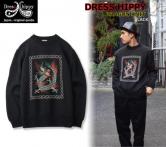 DRESS HIPPY DRAGON KNIT BLACK(ドレスヒッピー ドラゴンニットセーター・ブラック)