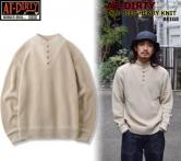 AT-DIRTY ATD JEEP HENRY KNIT  BEIGE(アットダーティー・ATD ジープヘンリーネックニット・ベージュ)