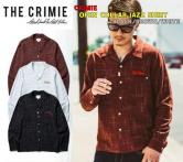 CRIMIE OPEN COLLAR JAZZ SHIRT BLACK/BROWN/WHITE(クライミー・オープンカラージャズ長袖シャツ・ブラック/ブラウン/ホワイト)