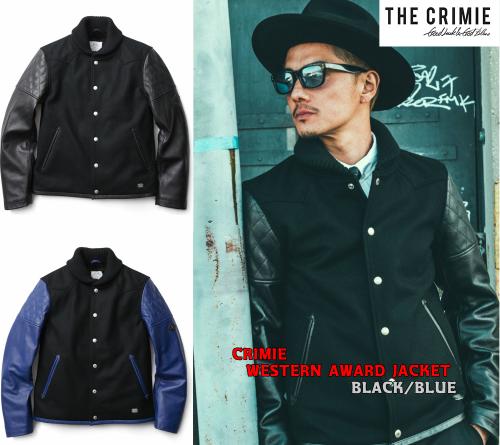 CRIMIE WESTERN AWARD JACKETT BLACK/BLUE (クラミー・ウエスタン