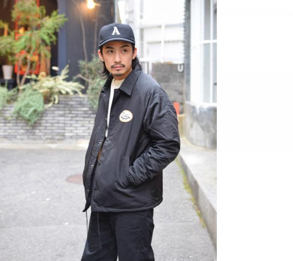 AT-DIRTY BOA COACH JACKET BLACK(アットダーティー・ボアコーチ