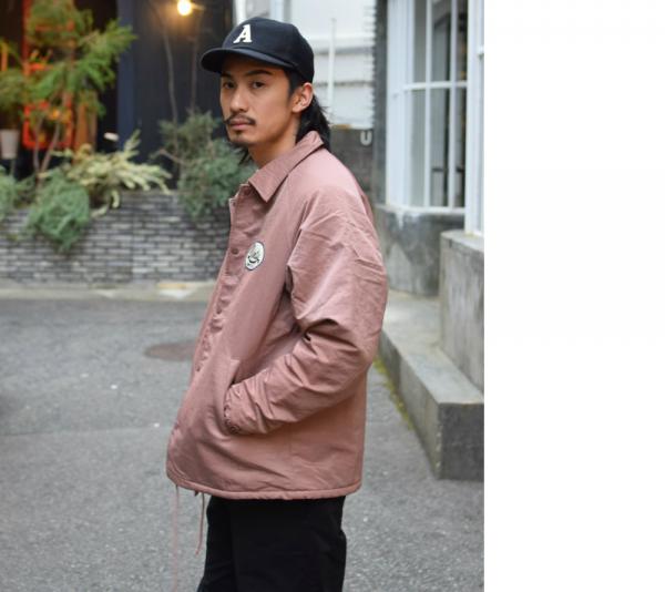 AT-DIRTY BOA COACH JACKET PINK(アットダーティー・ボアコーチ