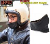 AT-DIRTY LEATHER NECK WARMER  BLACK(アットダーティー・レザーネックウォーマー・ブラック)