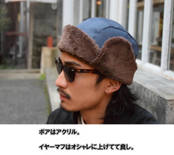 AT-DIRTY FIELD CAP BLACK/BLUE(アットダーティー・フィールドキャップ 