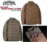 CUTRATE TARTAN CHECK L/S SHIRT BROWN/BLACK(カットレイト・タータンチェックロングスリーブシャツ・ブラウン/ブラック)