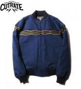 CUTRATE JACQUARD RIB JACKET NAVY(カットレイト・ジャガードリブジャケット・ネイビー)