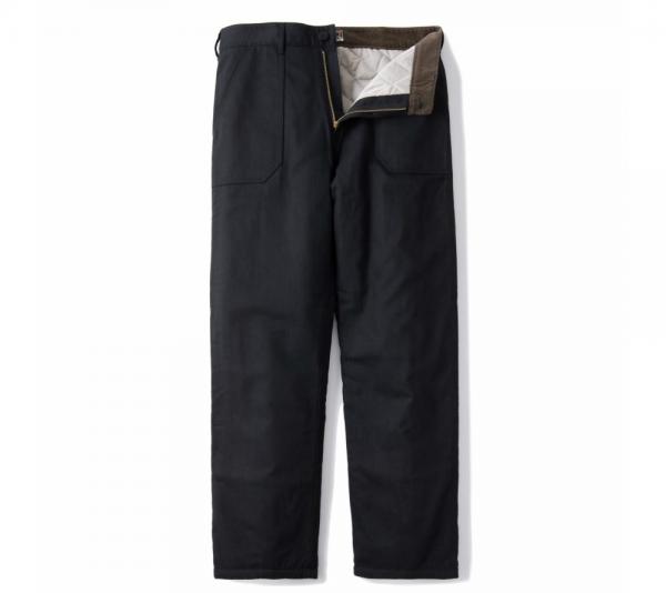 AT-DIRTY QUILTING PANTS BLACK/OLIVE(アットダーティ-・キルティング