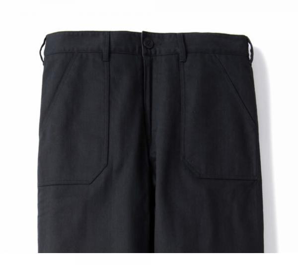 AT DIRTY QUILTING PANTS BLACK/OLIVEアットダーティ ・キルティング