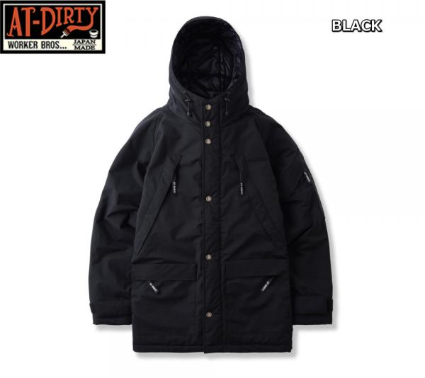 AT-DIRTY ATD HEAVY MOUNTAIN PARKA BLACK(アットダーティー・ATD ...