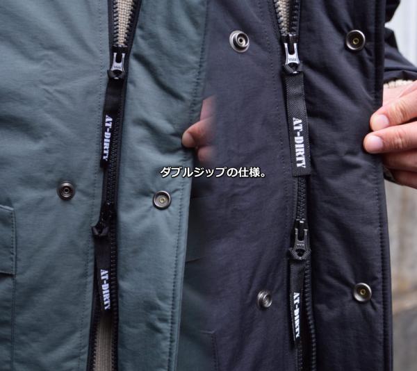 AT-DIRTY ATD HEAVY MOUNTAIN PARKA BLACK(アットダーティー・ATD ...