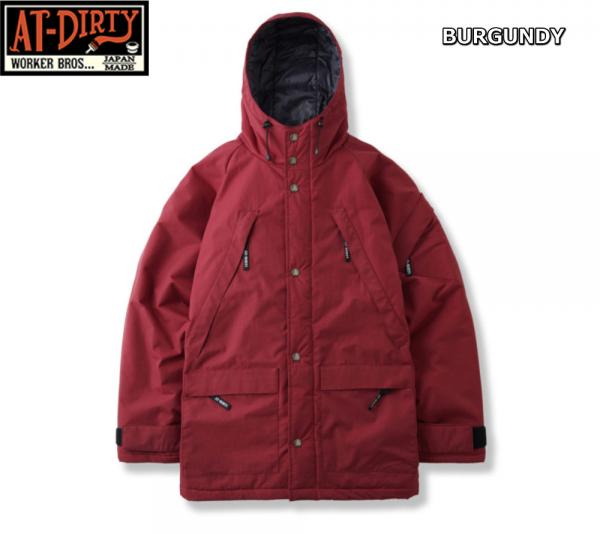 AT-DIRTY ATD HEAVY MOUNTAIN PARKA BURGUNDY(アットダーティー・ATD ...