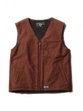 【SALE 30%OFF】CUTRATE DECK VEST/BROWN (カットレート・デッキベスト・ブラウン)