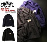 【SALE 30%OFF】 CUTRATE A-2 DECK JACKET ・NAVY/BLACK(カットレイト・A-2デッキジャケット・ネイビー/ブラック)