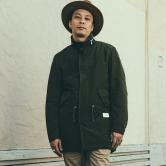 CRIMIE NYLON MODS COAT・BLACK/KHAKI(クライミー・ナイロンモッズコート・ブラック/カーキ)