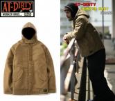 AT-DIRTY HUNTER COAT  KHAKI(アットダーティー・ハンターコート・カーキ)