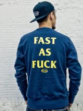 【SALE 50%OFF】Provider FAF Crewneck NAVY(プロバイダー・ファーストオブファックトレーナー・ネイビー)