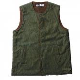 【SALE 50%OFF】PAWN BOMBER VEST 92007 CAMO TIGER(パウン・ボンバーベスト ボアベスト・カモ タイガー)