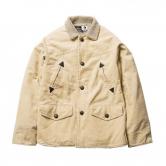 【SALE 50%OFF】PAWN BOMBER RANCH COAT 92004 BEIGE・NAVY(パウン・ボンバーランチコート コーデュロイジャケット・ベージュ ネイビー)
