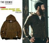 CRIMIE LEOPARD SHAGGY KNIT ZIP PARKA  YELLOW(クライミー・レオパードシャギーニットジップパーカー・イエロー)