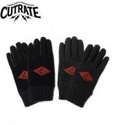 CUTRATE KNIT GLOVE NAVY/CHARCOAL(カットレート・ニットグローブ・ネイビー/チャコール)