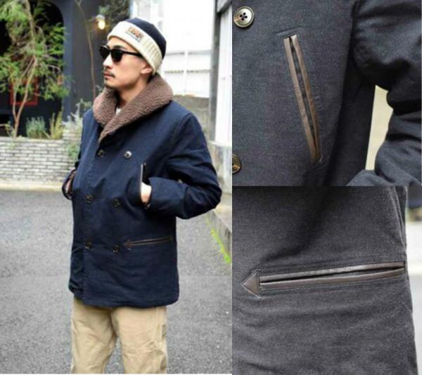 AT-DIRTY HEAVY BOA COAT NAVY(アットダーティー・ヘビーボアコート ...