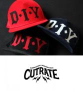 CUTRATE D.I.Y CAP BLACK/NAVY/RED(カットレート・ D.I.Yコーデュロイキャップ・ブラック/ネイビー/レッド)