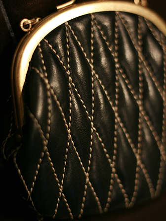 BACKDROP Leathers×PROVIDER GM-WALLET w/chain Horween Hide Horse Leather (バックドロップレザーズ×プロバイダー・ガマグチウォレット・ダブルチェーン・ホーウィンホースハイドレザーアイボリーステッチ)