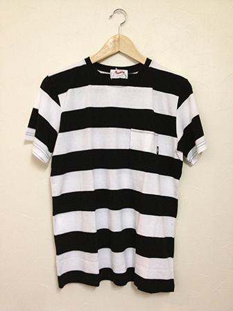 TON-UP S/S T-SHIRT BK/WH