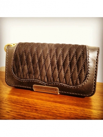 BACKDROP Leathers DIA-WALLET NUBUCK(バックドロップレザーズ・ダイヤステッチウォレット サイフ・ヌバック)