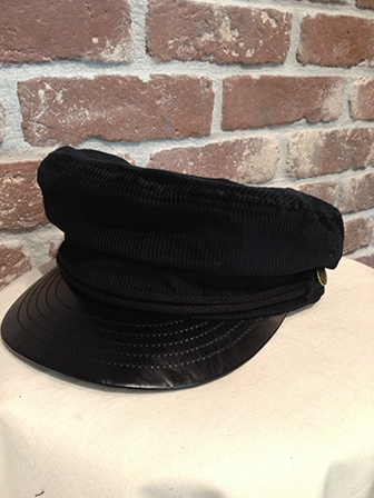 CUTRATE CORDUROY MARIN CAP　BLACK